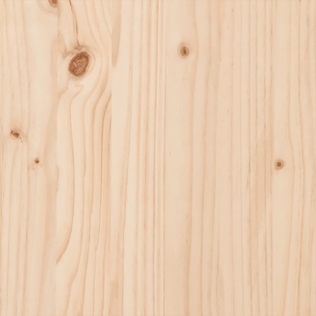 seng med reol uden madras 135x190 cm massivt fyrretræ