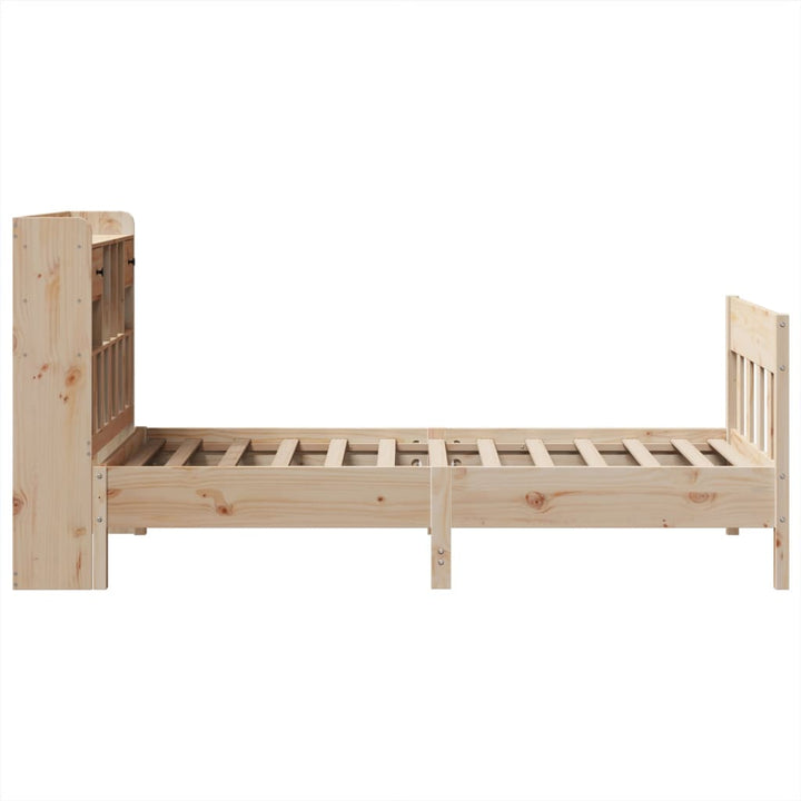 sengeramme uden madras 90x190 cm massivt fyrretræ