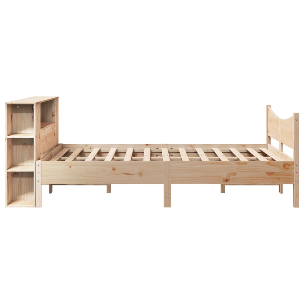 sengeramme uden madras 160x200 cm massivt fyrretræ