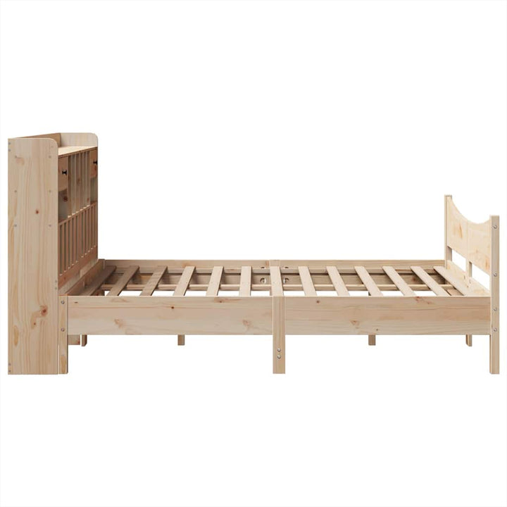 sengeramme uden madras 140x200 cm massivt fyrretræ