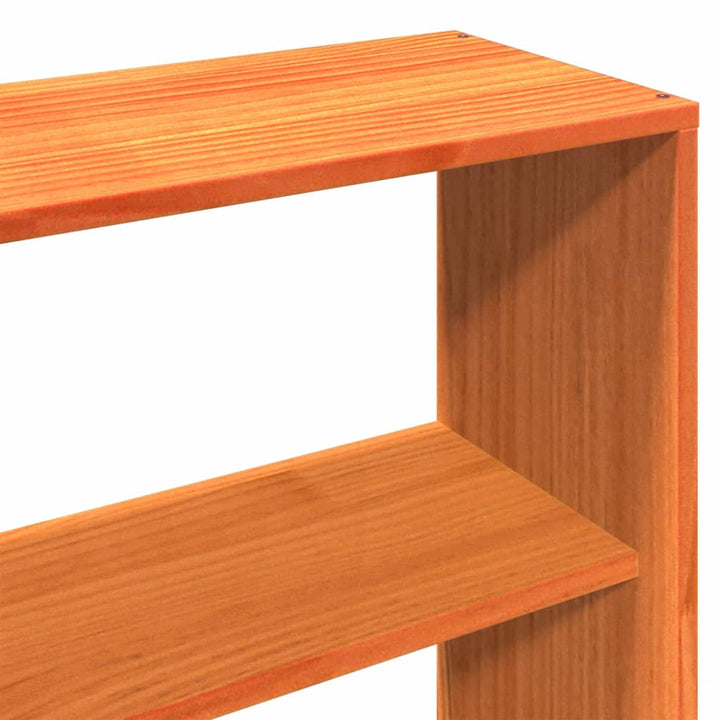 sengeramme uden madras 200x200 cm massivt fyrretræ gyldenbrun