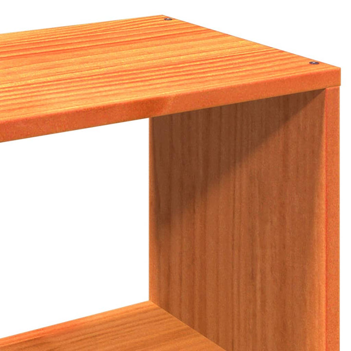 sengeramme uden madras 100x200 cm massivt fyrretræ gyldenbrun