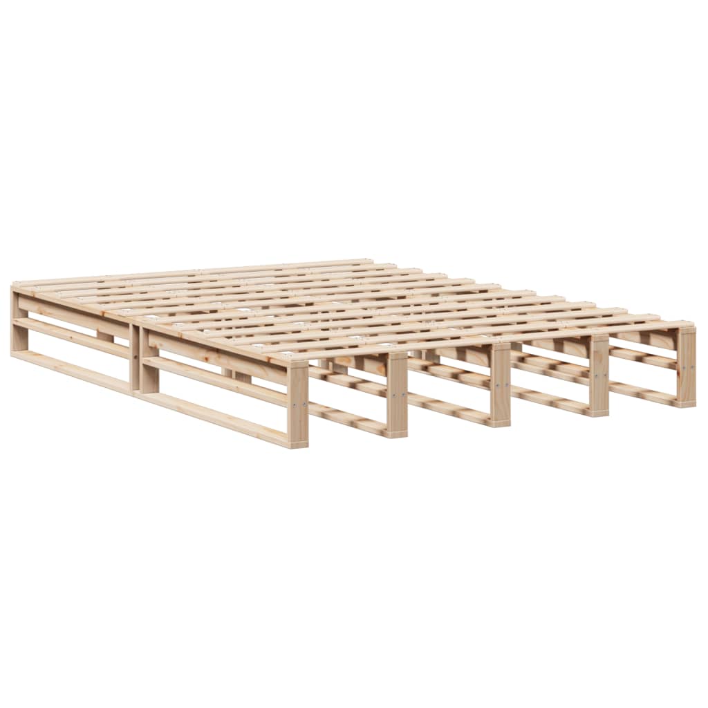 seng med reol uden madras 160x200 cm massivt træ