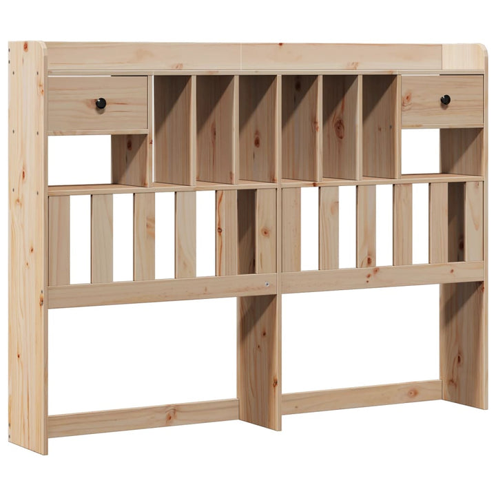 seng med reol uden madras 140x200 cm massivt fyrretræ