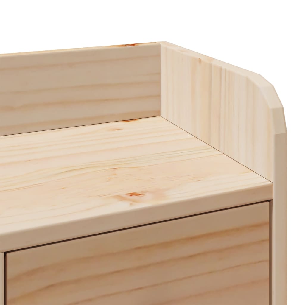 seng med reol uden madras 90x190 cm massivt fyrretræ