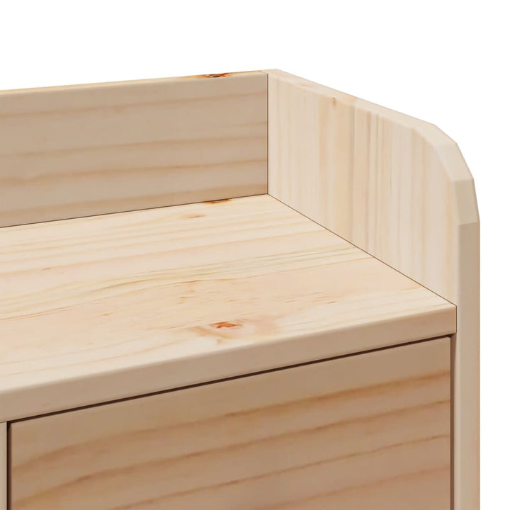 seng med reol uden madras 90x190 cm massivt fyrretræ