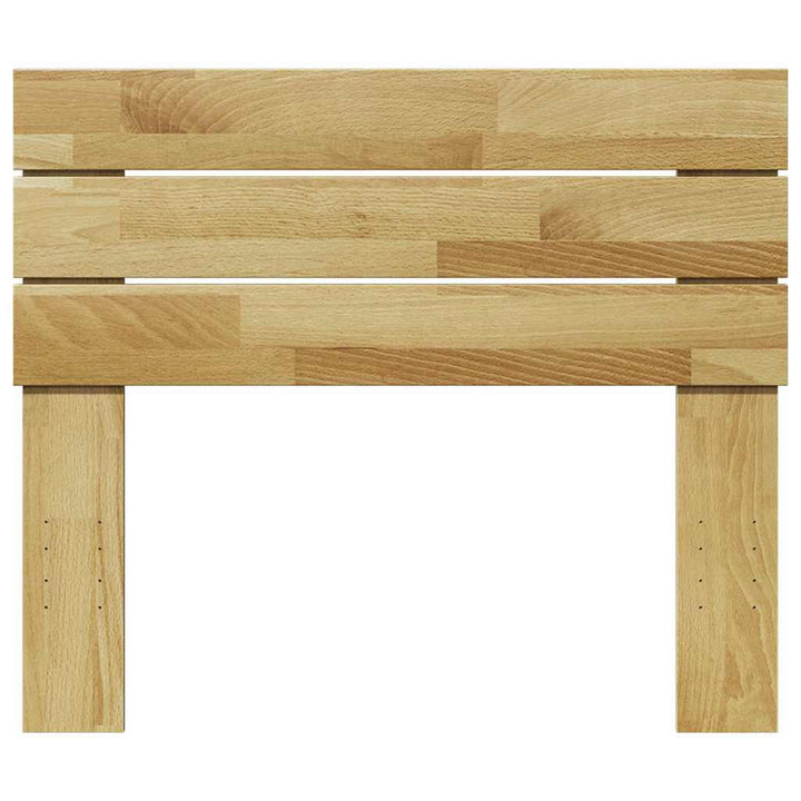 sengegavl 100 cm massivt træ eg