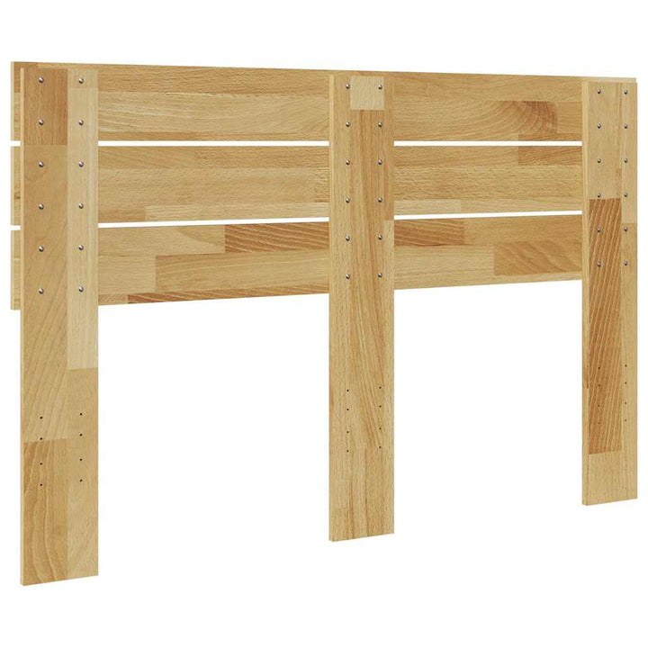 sengegavl 120 cm massivt træ eg