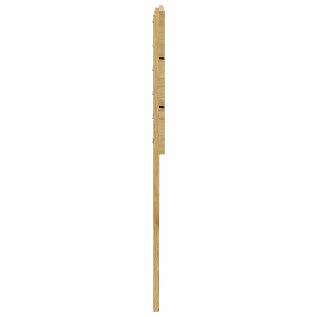 sengegavl 135 cm massivt træ egetræ