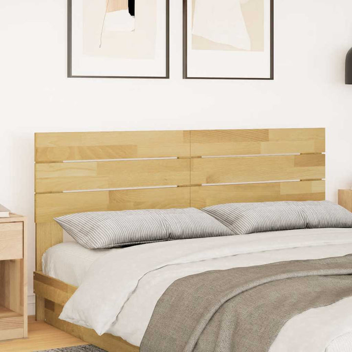 sengegavl 140 cm massivt træ eg