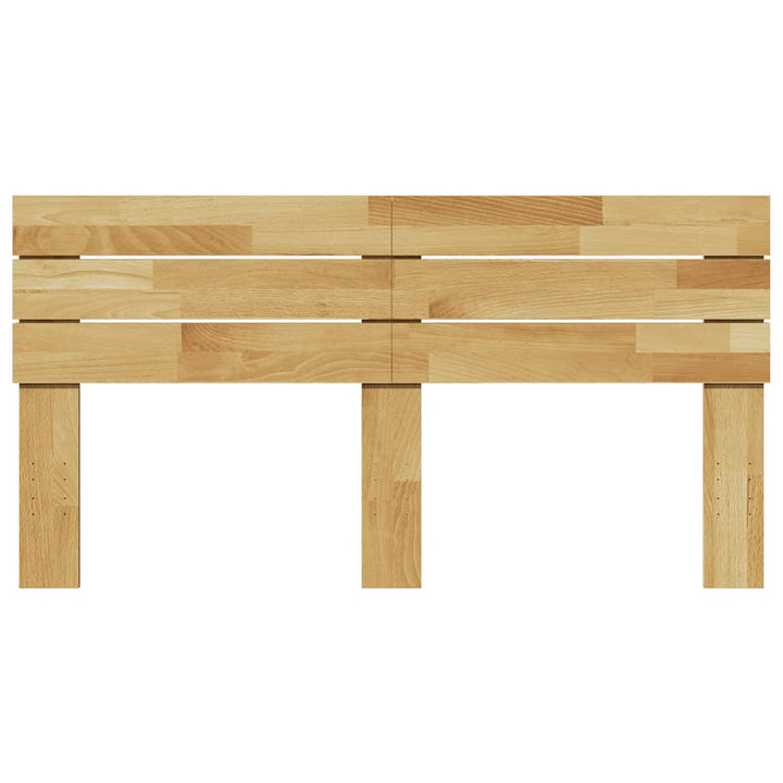 sengegavl 140 cm massivt træ eg