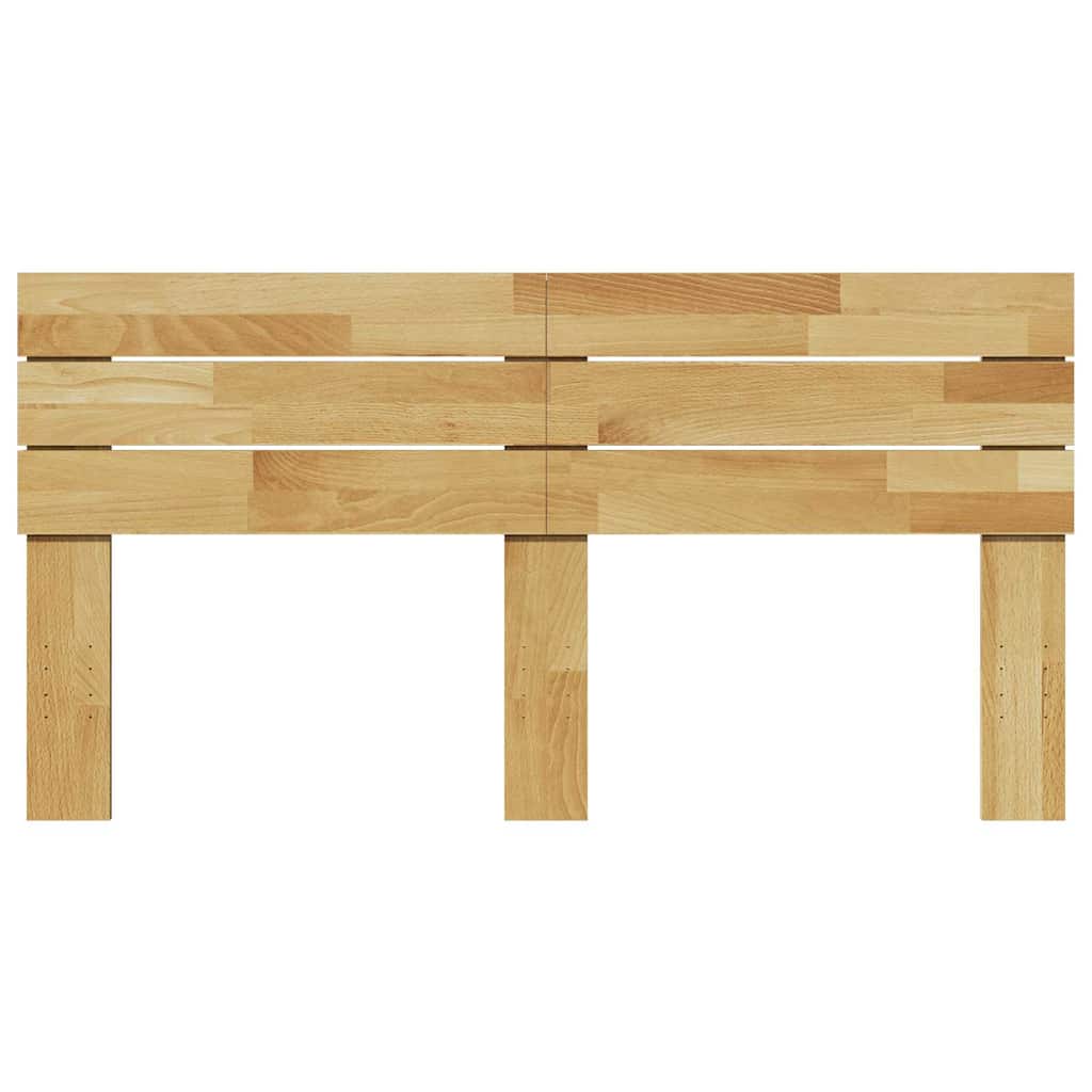sengegavl 150 cm massivt træ eg