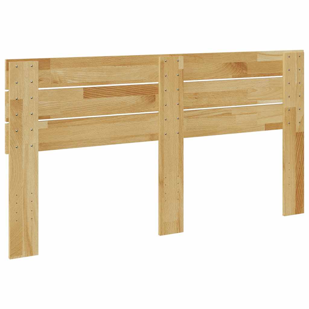 sengegavl 150 cm massivt træ eg