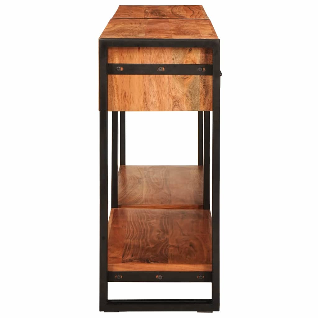 Konsolborde 2 pcs Brun 161 x 33 x 75 cm Massivt Akacietræ