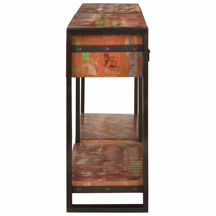 Konsolborde med skuffe 2 pcs Flerfarvet 161 x 33 x 75 cm