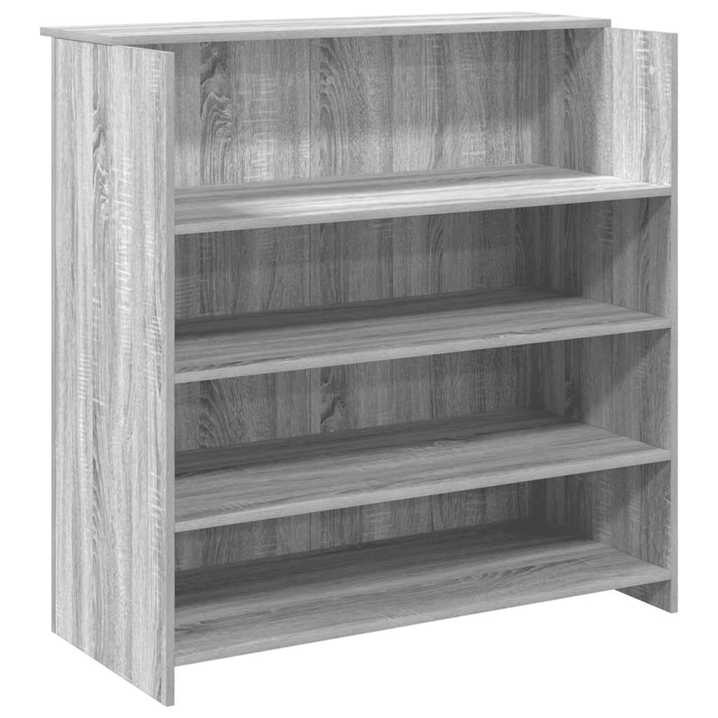 receptionsskranke grå sonoma 100x50x103,5 cm konstrueret træ