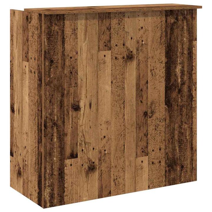 receptionsskranke antikt træ 100x50x103,5 cm konstrueret træ