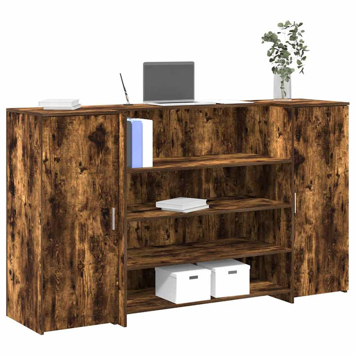 receptionsskranke 180x50x103,5 cm konstrueret træ