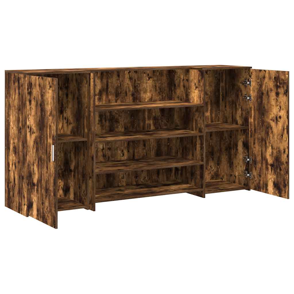 receptionsskranke 200x50x103,5 cm røget egetræsfarve