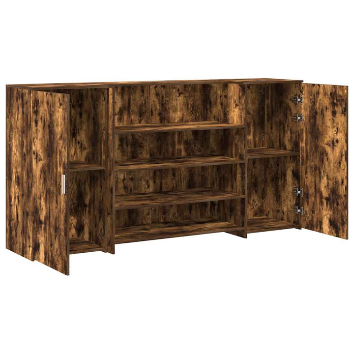 receptionsskranke 200x50x103,5 cm røget egetræsfarve