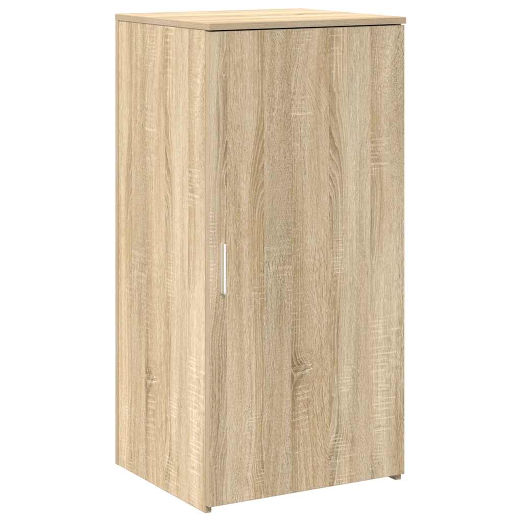 receptionsskranke 155x50x103,5 cm konstrueret træ sonoma-eg