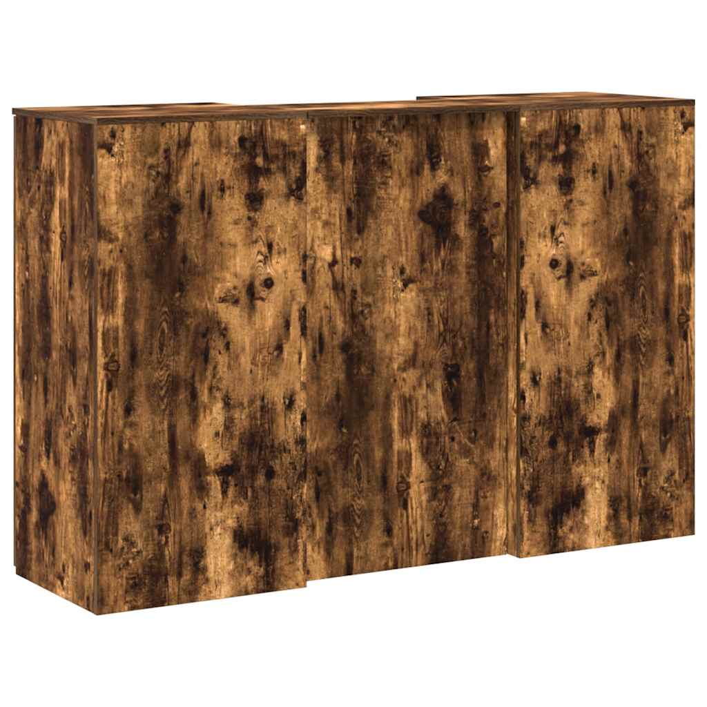 receptionsskranke 155x50x103,5 cm røget egetræsfarve