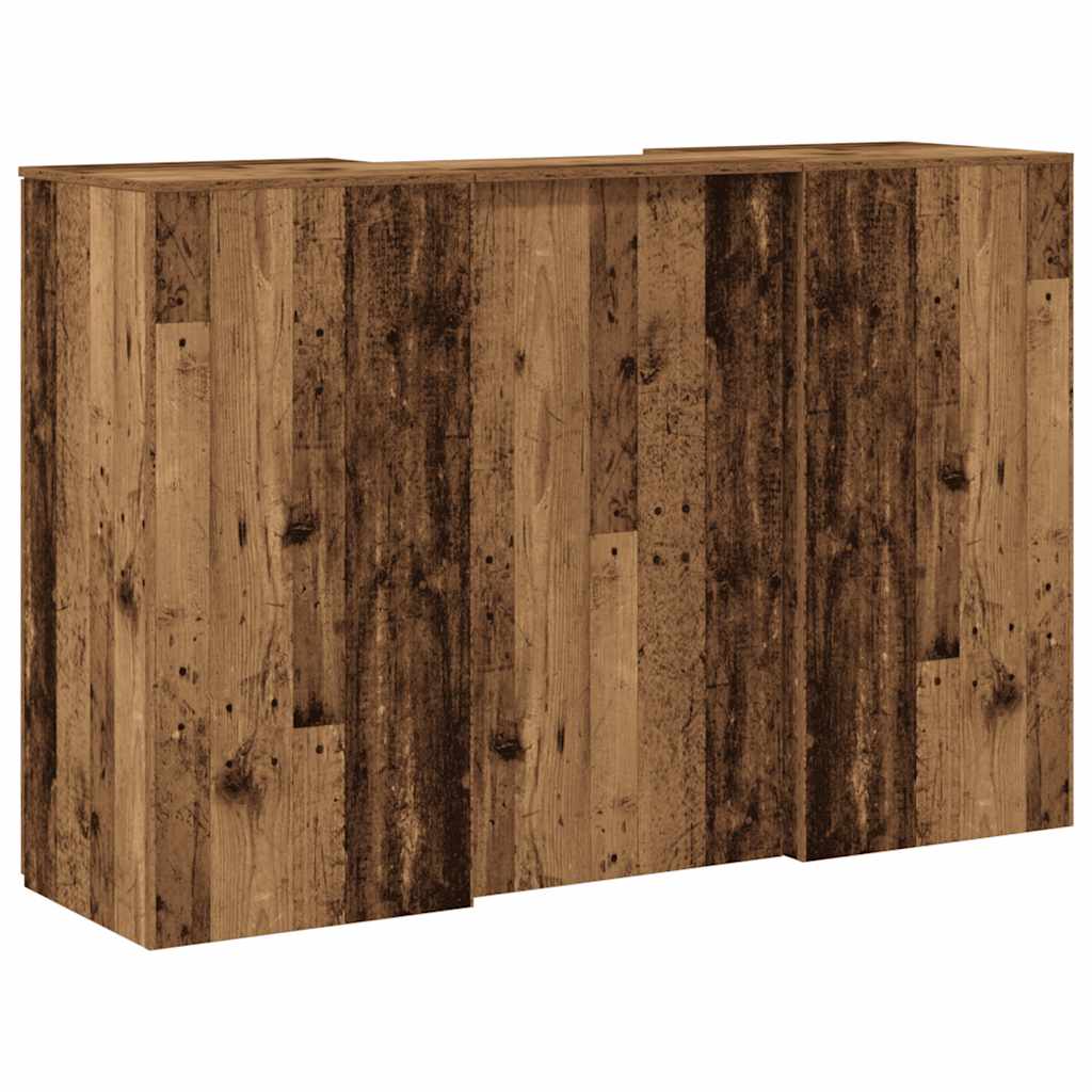 receptionsskranke 155x50x103,5 cm konstrueret træ antikt træ