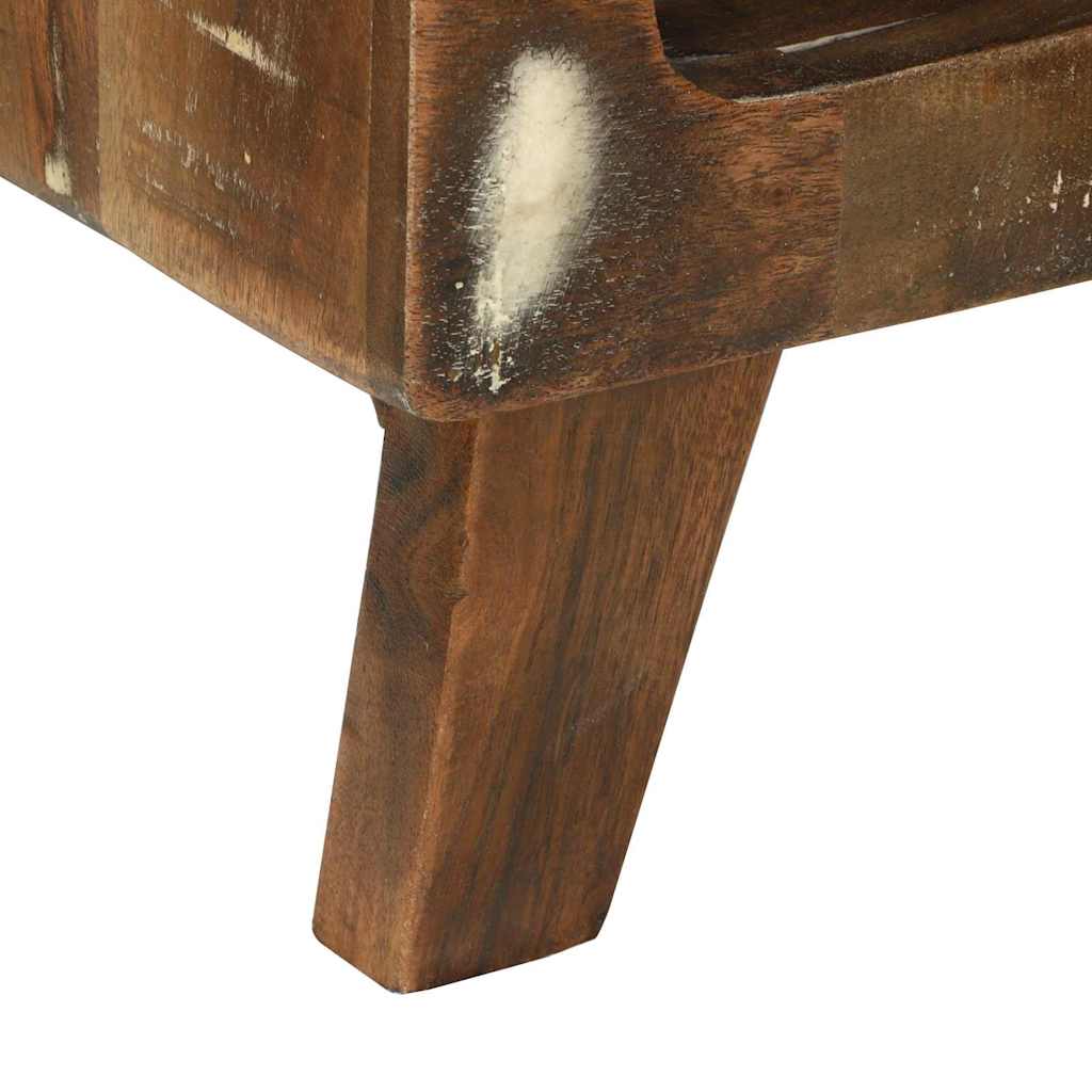 Sofabord Flerfarvet 90 x 50 x 35 cm Solid genbrugs træ