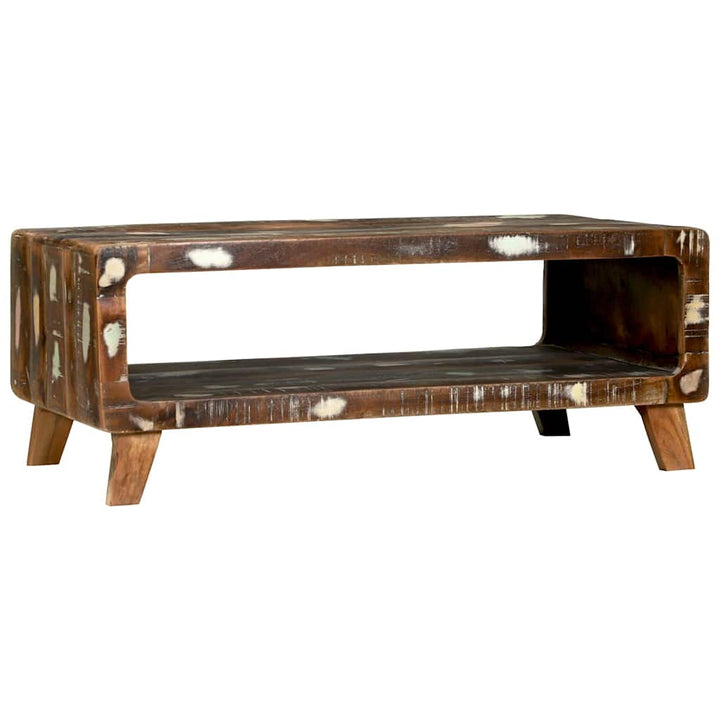 Sofabord Flerfarvet 90 x 50 x 35 cm Solid genbrugs træ