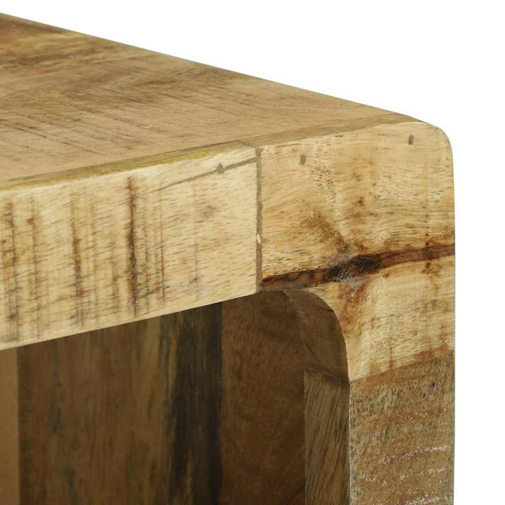 TV-skab med hylde Brun 80 x 30 x 25 cm Massivt mangotræ