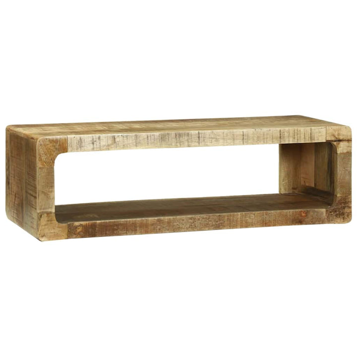 TV-skab med hylde Brun 80 x 30 x 25 cm Massivt mangotræ