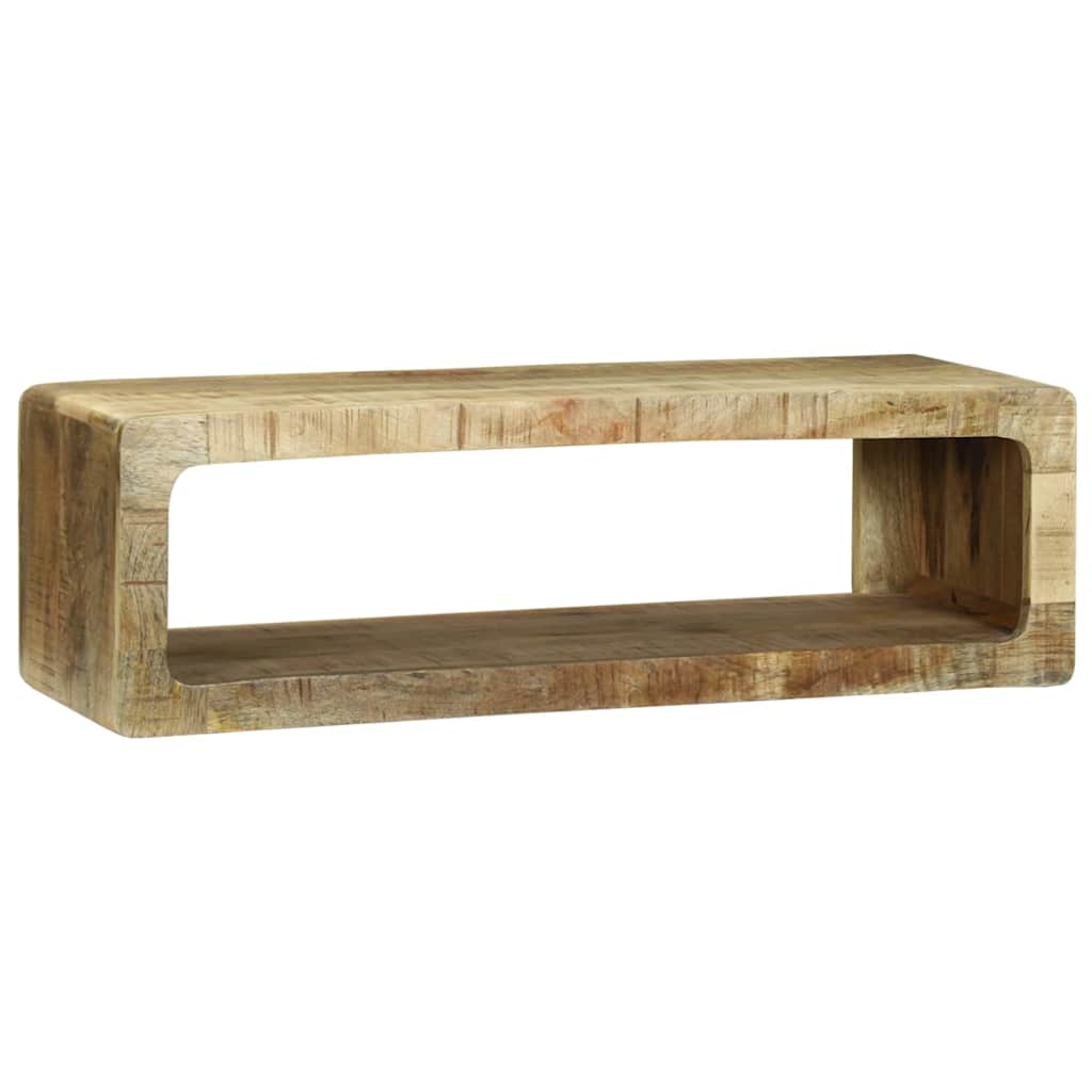 TV-skab med hylde Brun 80 x 30 x 25 cm Massivt mangotræ