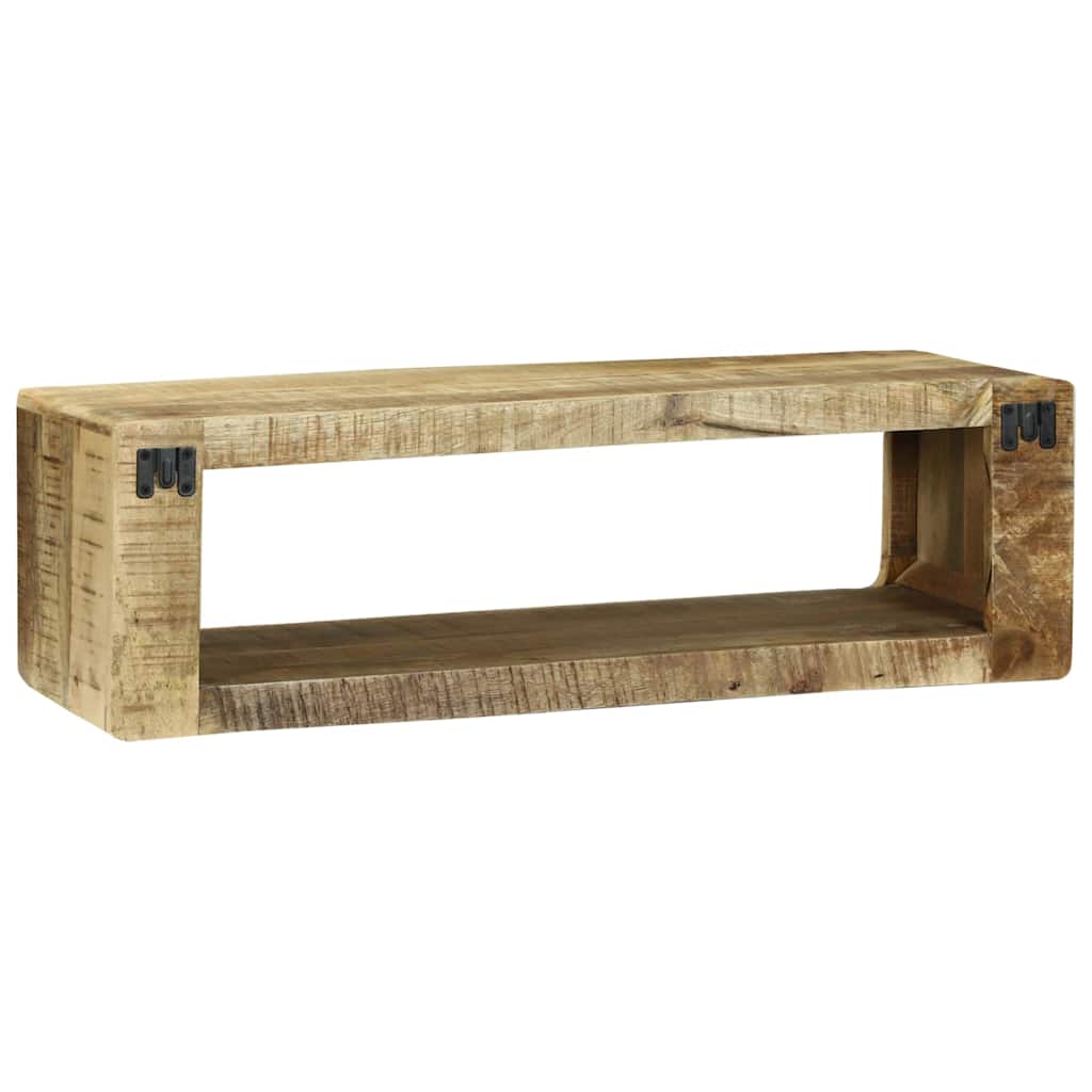 TV-skab med hylde Brun 80 x 30 x 25 cm Massivt mangotræ