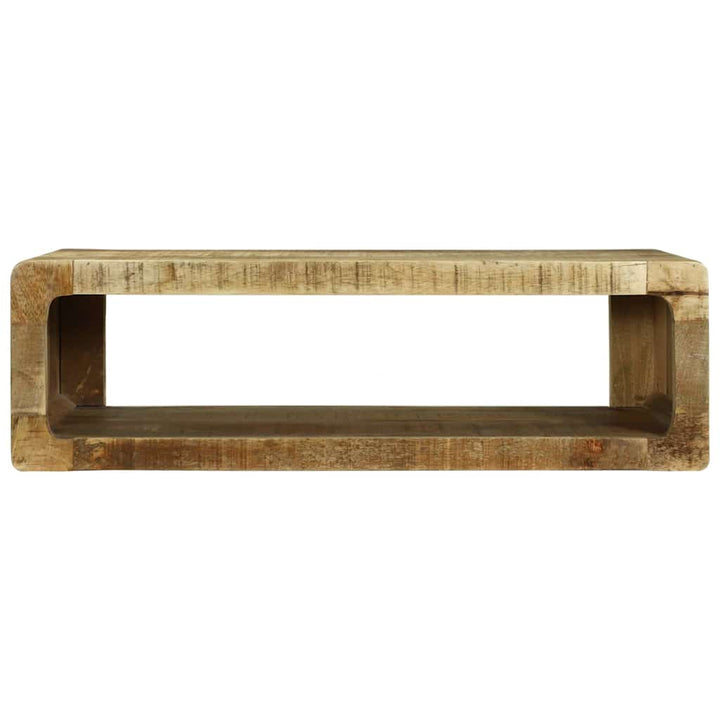 TV-skab med hylde Brun 80 x 30 x 25 cm Massivt mangotræ