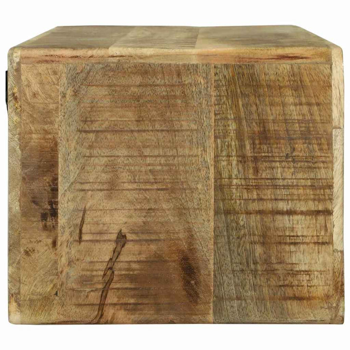 TV-skab med hylde Brun 80 x 30 x 25 cm Massivt mangotræ