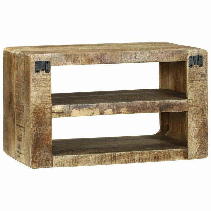 TV-skab med hylde Brun 60 x 32 x 36 cm Massivt mangotræ