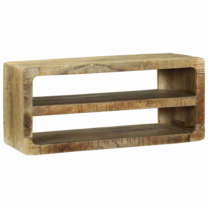 TV-skab med hylde Brun 80 x 32 x 36 cm Massivt mangotræ