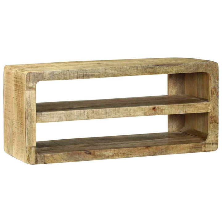 TV-skab med hylde Brun 80 x 32 x 36 cm Massivt mangotræ