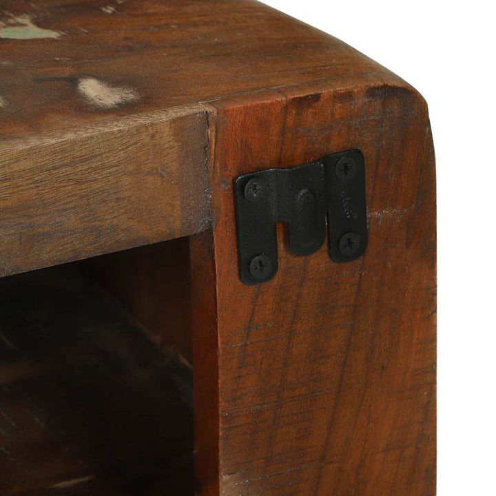 TV-skab Flerfarvet 80 x 32 x 36 cm Massivt genbrugstræ