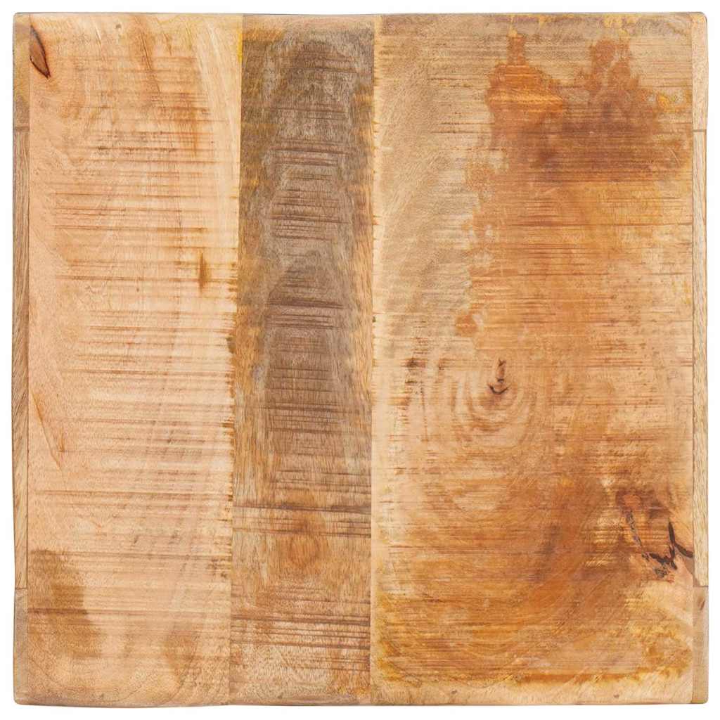 Endebord med hylde Brun 40 x 40 x 49 cm Massivt mangotræ