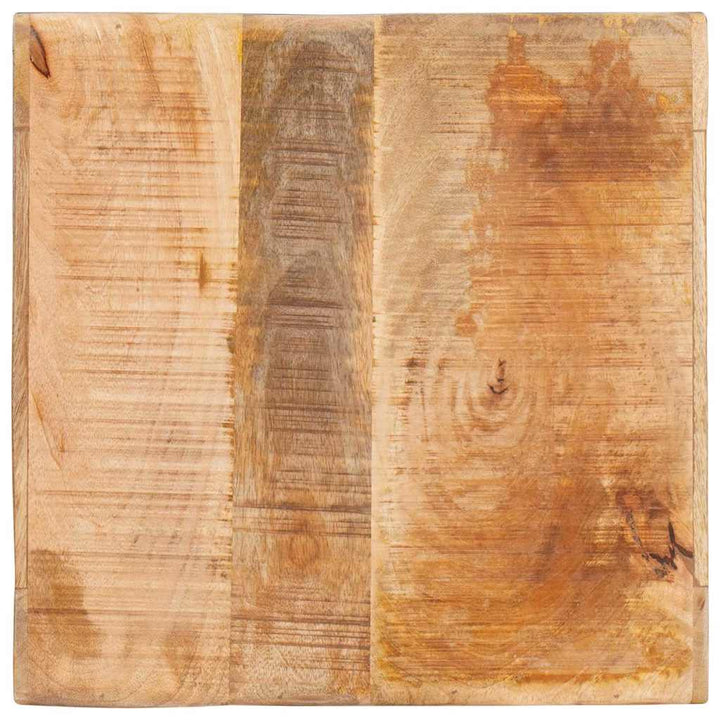 Endebord med hylde Brun 40 x 40 x 49 cm Massivt mangotræ