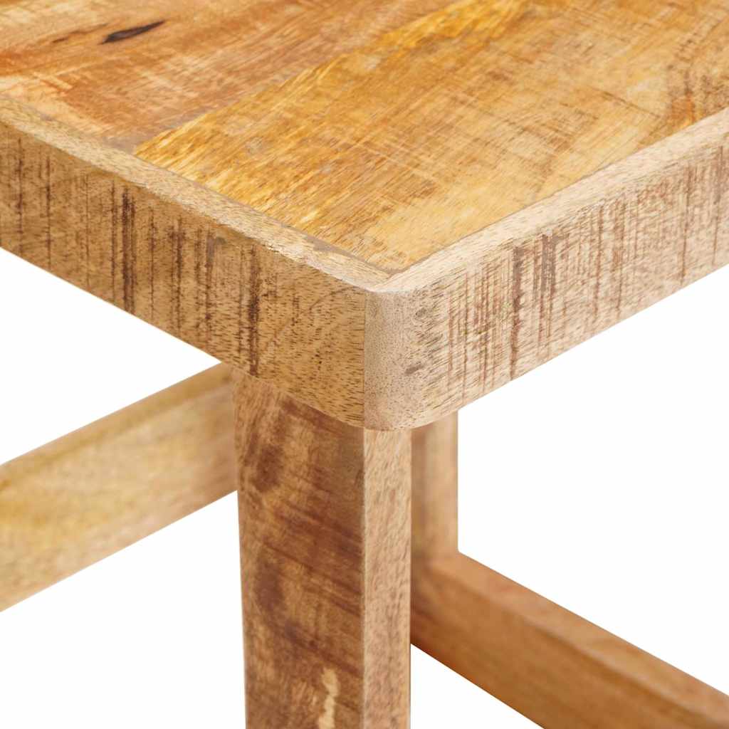 Indskudsborde 2 pcs Brun 46 x 46 x 45 cm Massivt mangotræ