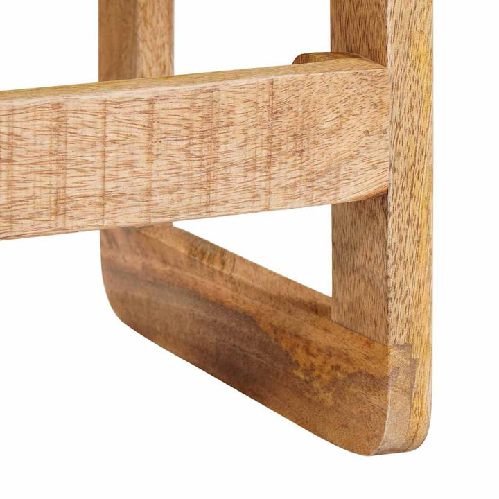 Indskudsborde 2 pcs Brun 46 x 46 x 45 cm Massivt mangotræ
