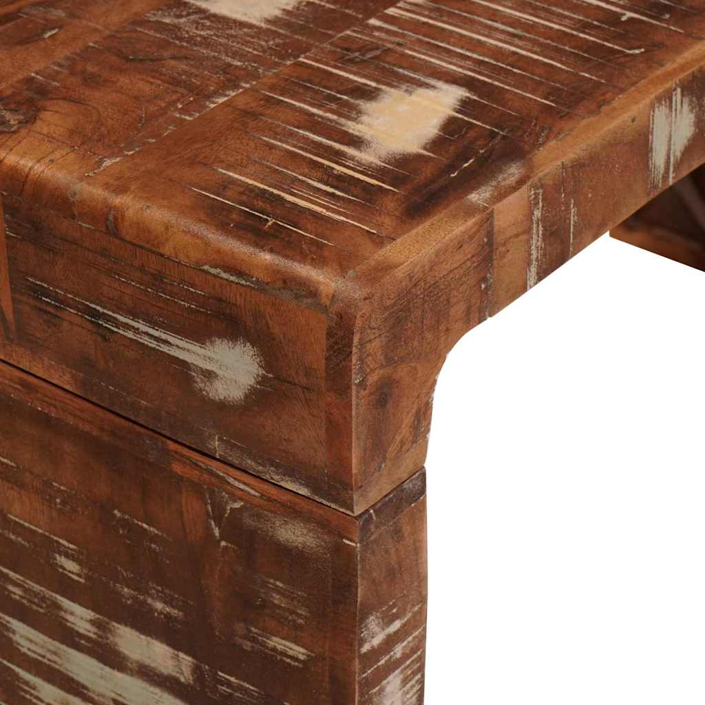 Nesting Bord 3 pcs Brun Solid genbrugs træ