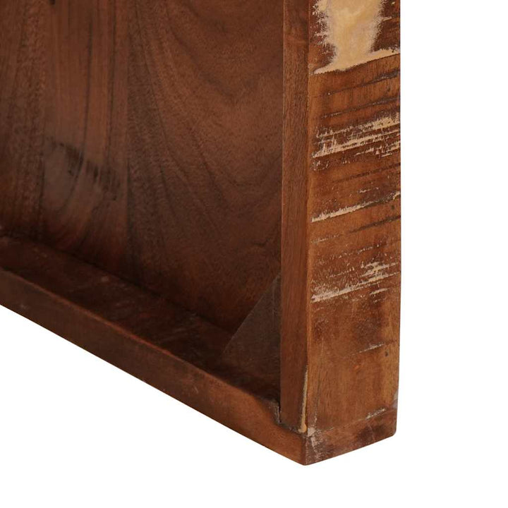 Nesting Bord 3 pcs Brun Solid genbrugs træ