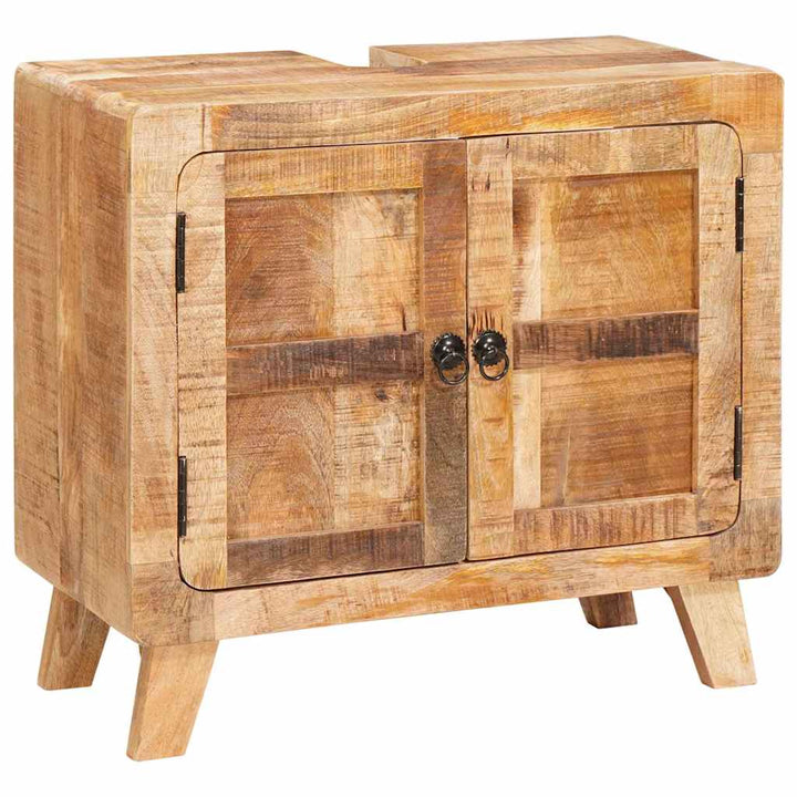 Badeværelsesskab Brun Massiv mangotræ og konstrueret træ