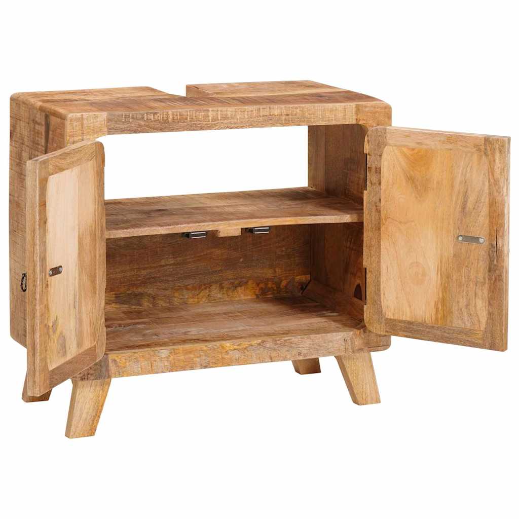 Badeværelsesskab Brun Massiv mangotræ og konstrueret træ