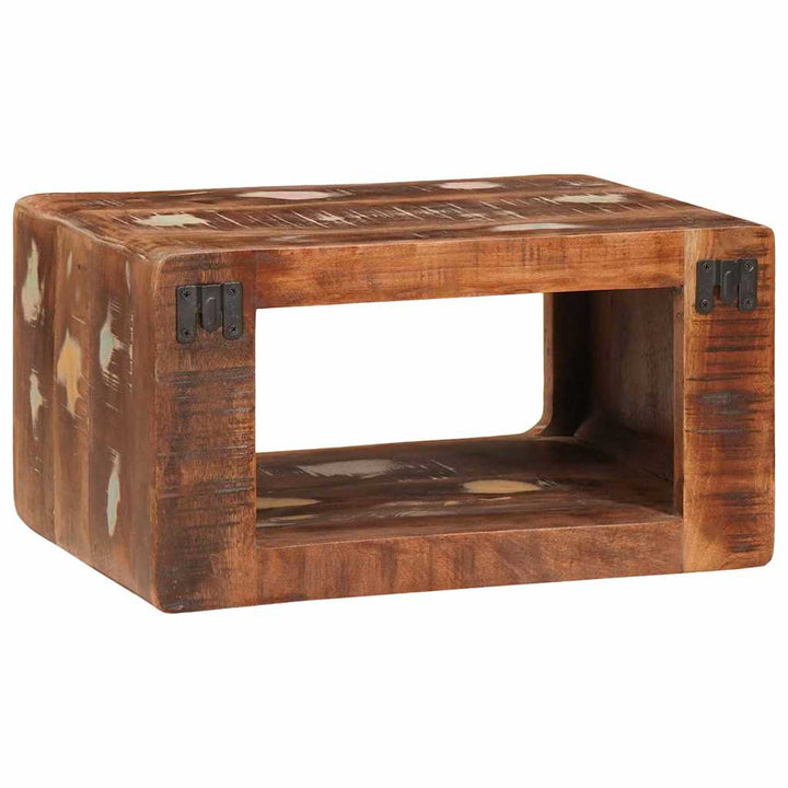 Sengebord 2 pcs Brun 45 x 30 x 24 cm Solid genbrugs træ
