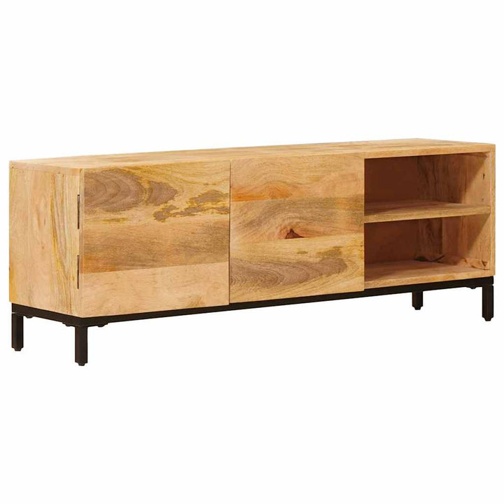 Opbevaringsskabe med dør Brun 110 x 30 x 40 cm Massivt mangotræ