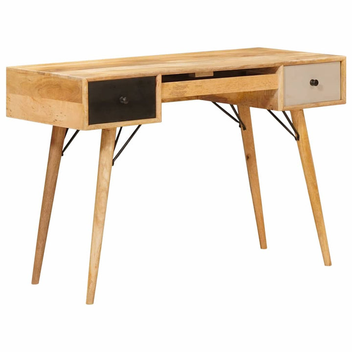 Skrivebord med skuffe Brun 110 x 55 x 76 cm Massivt mangotræ